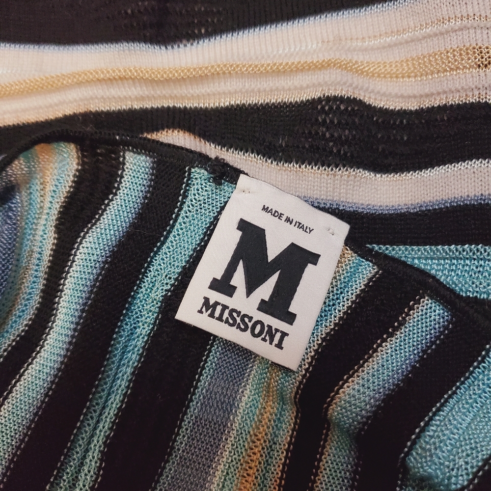 M Missoni knit scarf - beautiful wavy pattern